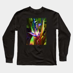 Tropical Flowers Long Sleeve T-Shirt